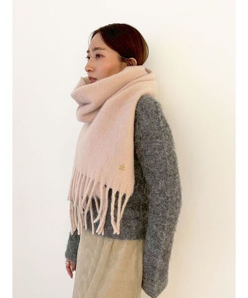 LAGUNAMOON（ラグナムーン）の「リバーシブルストール（ストール/ショール・レディース・ピンク/ブラウン/イエロー・FREE）」の16枚目の写真