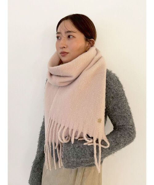 LAGUNAMOON（ラグナムーン）の「リバーシブルストール（ストール/ショール・レディース・ピンク/ブラウン/イエロー・FREE）」の17枚目の写真