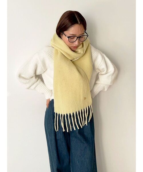 LAGUNAMOON（ラグナムーン）の「リバーシブルストール（ストール/ショール・レディース・ピンク/ブラウン/イエロー・FREE）」の18枚目の写真