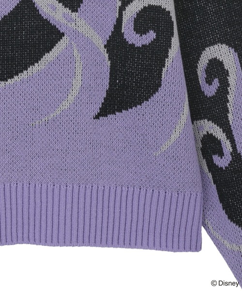 Disney（ディズニー）の「VILLAINS/アースラ/ジャガードニット（ニット/セーター・レディース・パープル・FREE）」の16枚目の写真