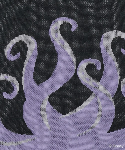 Disney（ディズニー）の「VILLAINS/アースラ/ジャガードニット（ニット/セーター・レディース・パープル・FREE）」の17枚目の写真