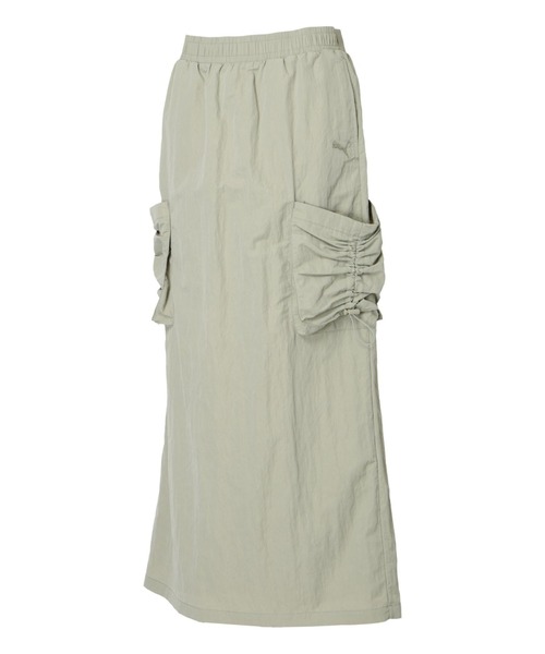 PUMA（プーマ）の「プーマ PUMA AUTUMN メッシュ ラインド ウーブン カーゴ スカート_（スカート・レディース・グリーン/ブラック・M/L）」の13枚目の写真