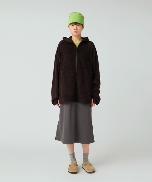 Snow Peak（スノーピーク）の「SnowPeak / Thermo Control Zip Up Parka サーモコントロール ジップアップ パーカー（パーカー・メンズ・グレー/ブラック/ダークブラウン・L/XL/M/S/1）」の5枚目の写真