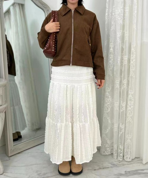 mebole(メボレ)の「Vintage Suede Zip Jacket(ブルゾン・レディース・ブラウン・FREE)」の17枚目の写真