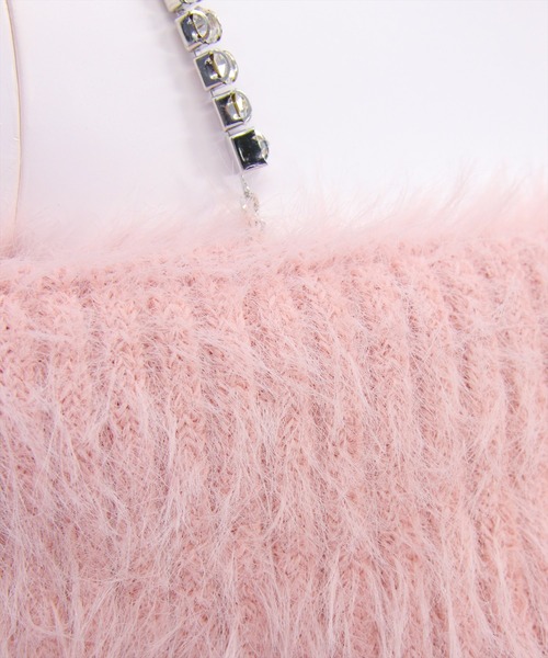 clear（クリア）の「肩ビジューフェザーオフショルニットトップス[大人 フェミニン 上品]≪AW新作≫（ニット/セーター・レディース・ミント/ボルドー/ブラウン/グレー/アイボリー/ブラック/ピンクベージュ・F）」の22枚目の写真