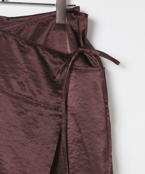 BAYFLOW（ベイフロー）の「【EF(エフ)】サテンセットパンツ（WOMEN）（その他パンツ・レディース・ボルドー/ブラック・FREE）」の11枚目の写真