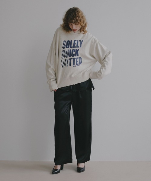 BAYFLOW（ベイフロー）の「【EF(エフ)】サテンセットパンツ（WOMEN）（その他パンツ・レディース・ボルドー/ブラック・FREE）」の19枚目の写真