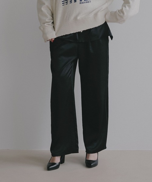 BAYFLOW（ベイフロー）の「【EF(エフ)】サテンセットパンツ（WOMEN）（その他パンツ・レディース・ボルドー/ブラック・FREE）」の21枚目の写真