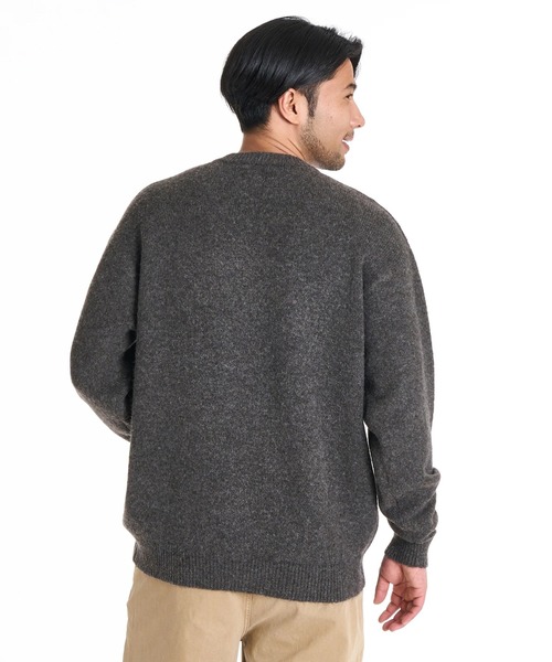 BILLABONG（ビラボン）の「BILLABONG メンズ CREW NECK セーター 【2025年秋冬モデル】 @autumn /ビラボンロゴスフレヤーンニットセーター（ニット/セーター・メンズ・ブラウン/ブルー/クリーム・LARGE/X-LARGE/MEDIUM）」の4枚目の写真