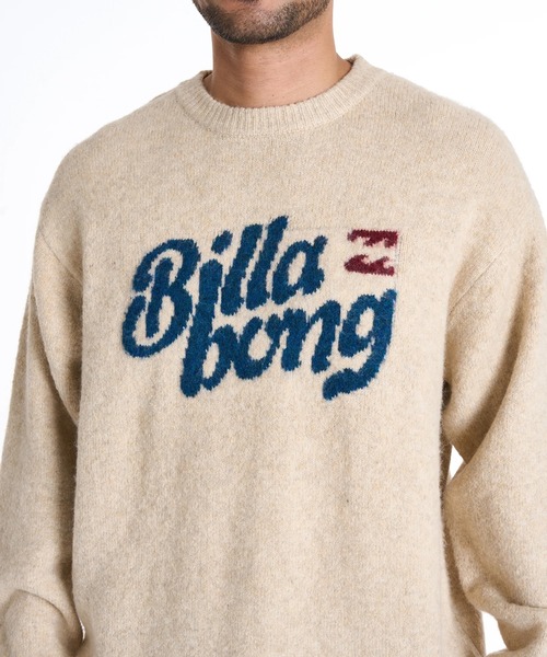BILLABONG（ビラボン）の「BILLABONG メンズ CREW NECK セーター 【2025年秋冬モデル】 @autumn /ビラボンロゴスフレヤーンニットセーター（ニット/セーター・メンズ・ブラウン/ブルー/クリーム・LARGE/X-LARGE/MEDIUM）」の8枚目の写真