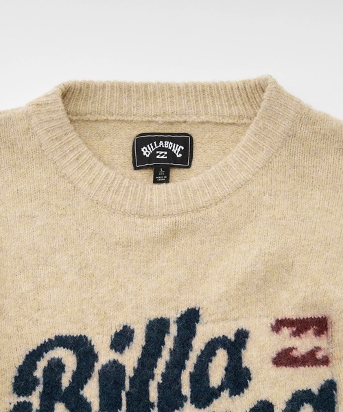 BILLABONG（ビラボン）の「BILLABONG メンズ CREW NECK セーター 【2025年秋冬モデル】 @autumn /ビラボンロゴスフレヤーンニットセーター（ニット/セーター・メンズ・ブラウン/ブルー/クリーム・LARGE/X-LARGE/MEDIUM）」の10枚目の写真