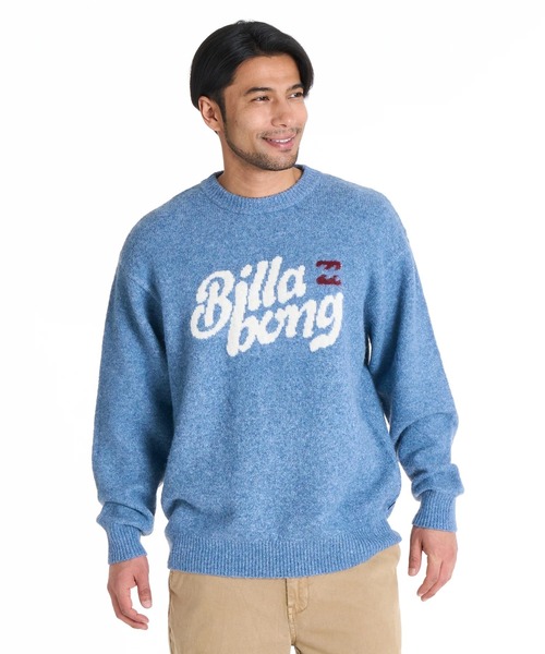 BILLABONG（ビラボン）の「BILLABONG メンズ CREW NECK セーター 【2025年秋冬モデル】 @autumn /ビラボンロゴスフレヤーンニットセーター（ニット/セーター・メンズ・ブラウン/ブルー/クリーム・LARGE/X-LARGE/MEDIUM）」の17枚目の写真