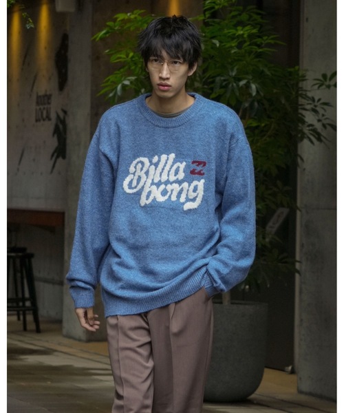 BILLABONG（ビラボン）の「BILLABONG メンズ CREW NECK セーター 【2025年秋冬モデル】 @autumn /ビラボンロゴスフレヤーンニットセーター（ニット/セーター・メンズ・ブラウン/ブルー/クリーム・LARGE/X-LARGE/MEDIUM）」の14枚目の写真