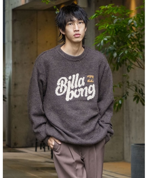 BILLABONG（ビラボン）の「BILLABONG メンズ CREW NECK セーター 【2025年秋冬モデル】 @autumn /ビラボンロゴスフレヤーンニットセーター（ニット/セーター・メンズ・ブラウン/ブルー/クリーム・LARGE/X-LARGE/MEDIUM）」の21枚目の写真