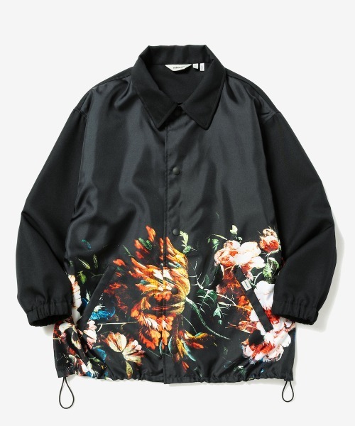rehacer(レアセル)の「rehacer : Botanical Coach Jacket / ボタニカルコーチジャケット(ブルゾン・メンズ・ブラック・LARGE/MEDIUM/SMALL)」の9枚目の写真