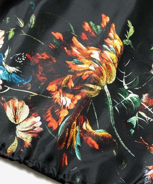 rehacer(レアセル)の「rehacer : Botanical Coach Jacket / ボタニカルコーチジャケット(ブルゾン・メンズ・ブラック・LARGE/MEDIUM/SMALL)」の13枚目の写真