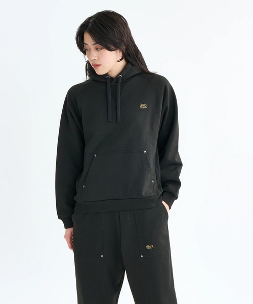 RVCA(ルーカ)の「RVCA レディース RECESSION HOODIE パーカー 【2025年秋冬モデル】 @autumn/ルーカプルオーバーパーカー・フーディー(パーカー・レディース・ホワイト/ブラック/ブルー系その他・SMALL/MEDIUM)」の1枚目の写真