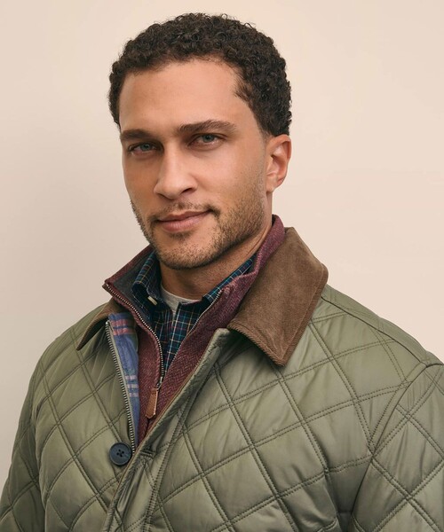 BROOKS BROTHERS（ブルックスブラザーズ）の「ポリエステル　キルティング　ウォーキングコート（その他アウター・メンズ・オリーブ・SMALL/X-LARGE/MEDIUM/LARGE）」の11枚目の写真