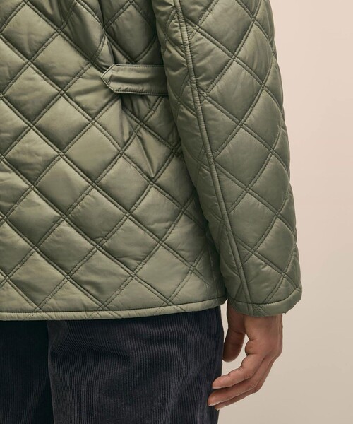 BROOKS BROTHERS（ブルックスブラザーズ）の「ポリエステル　キルティング　ウォーキングコート（その他アウター・メンズ・オリーブ・SMALL/X-LARGE/MEDIUM/LARGE）」の9枚目の写真