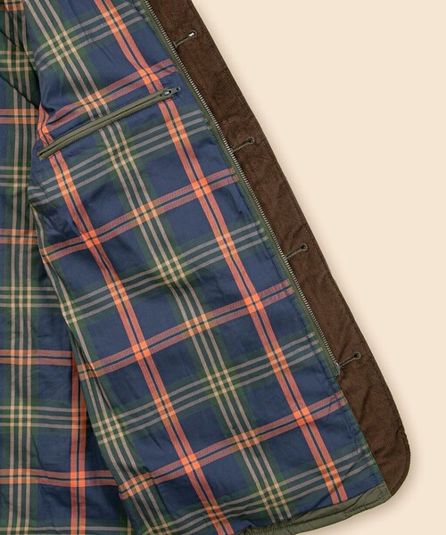 BROOKS BROTHERS（ブルックスブラザーズ）の「ポリエステル　キルティング　ウォーキングコート（その他アウター・メンズ・オリーブ・SMALL/X-LARGE/MEDIUM/LARGE）」の3枚目の写真