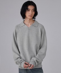 LUENNA | 【LUENNA】Skipper Knit Polo Shirt / スキッパーニットポロシャツ(ニット/セーター)