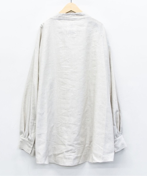 STOF(ストフ)の「PEDESTRIAN STAND COLLAR SHIRT(シャツ/ブラウス・メンズ・ブラック/ナチュラル・S/M)」の16枚目の写真