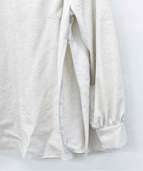 STOF(ストフ)の「PEDESTRIAN STAND COLLAR SHIRT(シャツ/ブラウス・メンズ・ブラック/ナチュラル・S/M)」の18枚目の写真