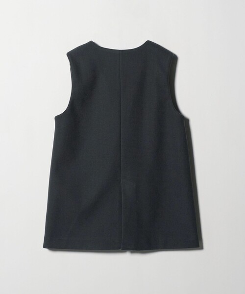 A DAY IN THE LIFE UNITED ARROWS(アデイインザライフユナイテッドアローズ)の「ニットメルトン ミドルジレ <A DAY IN THE LIFE>(ベスト・レディース・ブラック/ダークグレー/ベージュ/ライトグレー・FREE)」の9枚目の写真