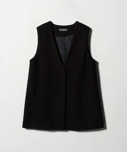 A DAY IN THE LIFE UNITED ARROWS(アデイインザライフユナイテッドアローズ)の「ニットメルトン ミドルジレ <A DAY IN THE LIFE>(ベスト・レディース・ブラック/ダークグレー/ベージュ/ライトグレー・FREE)」の16枚目の写真