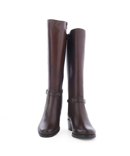 あしながおじさん（アシナガオジサン）の「防滑｜ストレッチロングブーツ　2810603（ブーツ・レディース・ダークブラウン/ブラック・22.5cm/23cm/23.5cm/24cm/24.5cm）」の6枚目の写真