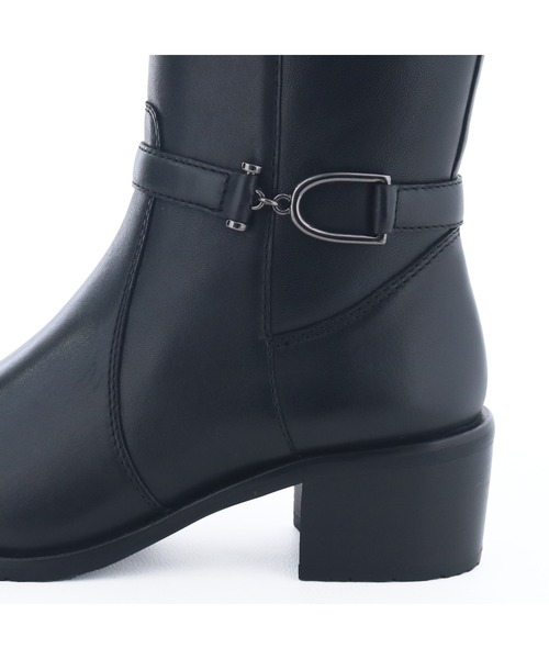 あしながおじさん（アシナガオジサン）の「防滑｜ストレッチロングブーツ　2810603（ブーツ・レディース・ダークブラウン/ブラック・22.5cm/23cm/23.5cm/24cm/24.5cm）」の8枚目の写真