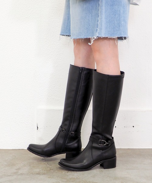 あしながおじさん（アシナガオジサン）の「防滑｜ストレッチロングブーツ　2810603（ブーツ・レディース・ダークブラウン/ブラック・22.5cm/23cm/23.5cm/24cm/24.5cm）」の20枚目の写真