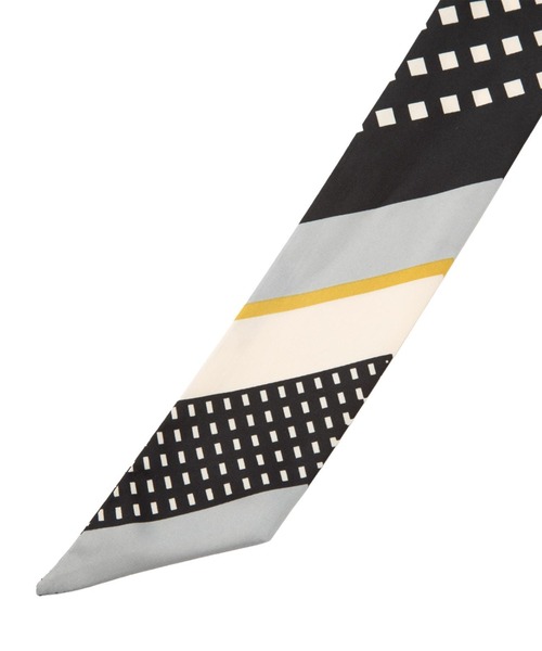 TOKYO SHIRTS(トウキョウシャツ)の「リング付き プリントスカーフ(バンダナ/スカーフ・レディース・パープル/ネイビー/ピンク/ブルー/ブラック・FREE)」の9枚目の写真