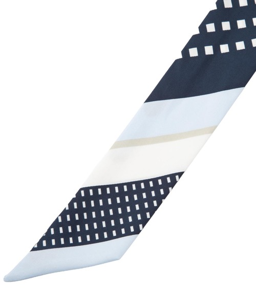 TOKYO SHIRTS(トウキョウシャツ)の「リング付き プリントスカーフ(バンダナ/スカーフ・レディース・パープル/ネイビー/ピンク/ブルー/ブラック・FREE)」の13枚目の写真