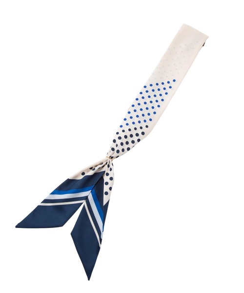 TOKYO SHIRTS(トウキョウシャツ)の「リング付き プリントスカーフ(バンダナ/スカーフ・レディース・パープル/ネイビー/ピンク/ブルー/ブラック・FREE)」の15枚目の写真