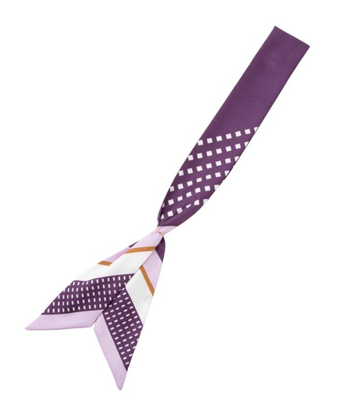 TOKYO SHIRTS(トウキョウシャツ)の「リング付き プリントスカーフ(バンダナ/スカーフ・レディース・パープル/ネイビー/ピンク/ブルー/ブラック・FREE)」の19枚目の写真