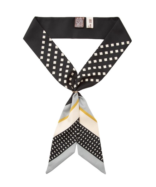 TOKYO SHIRTS(トウキョウシャツ)の「リング付き プリントスカーフ(バンダナ/スカーフ・レディース・パープル/ネイビー/ピンク/ブルー/ブラック・FREE)」の6枚目の写真