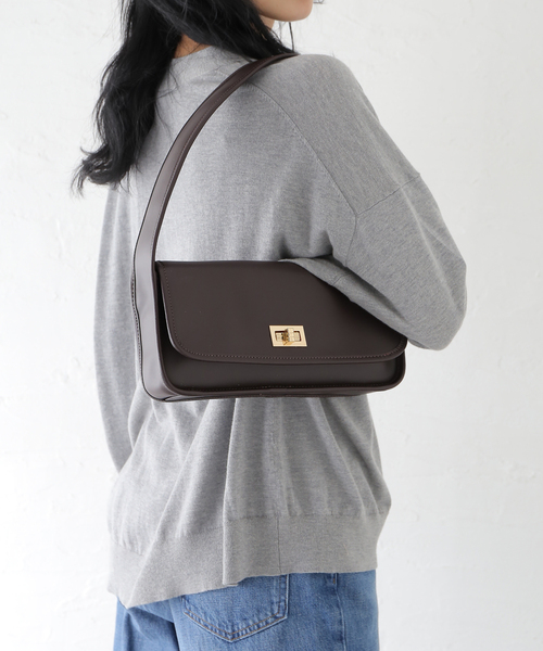 STEPHEN（ステファン）の「【STEPHEN/ステファン】カナグツキショルダーBAG（ショルダーバッグ・レディース・ブラウン/ブラック・FREE）」の7枚目の写真