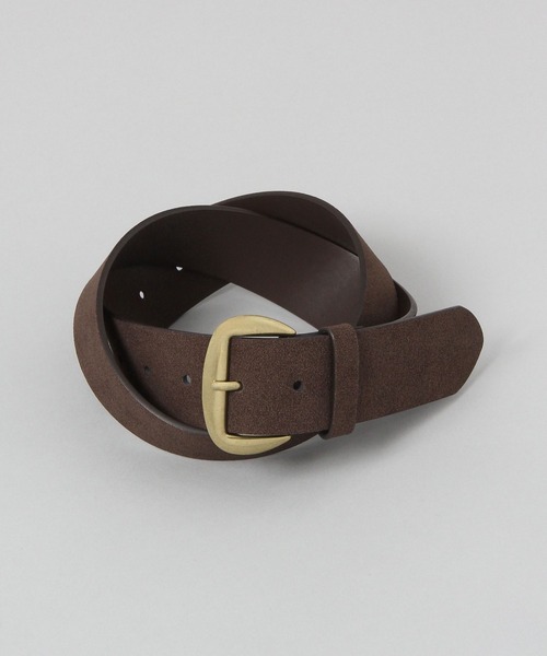 JEANASIS（ジーナシス）の「メタルバックルフトベルト/601817（ベルト・レディース・ブラウン/ブラック・FREE）」の2枚目の写真