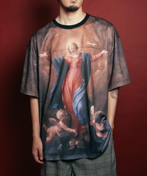 Subciety(サブサエティ)の「Foot ball shirt(Tシャツ/カットソー・メンズ・ブラック/マルチ/カモフラージュ・SMALL/MEDIUM/LARGE/X-LARGE)」の20枚目の写真