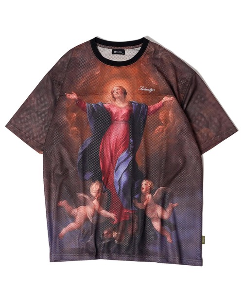 Subciety(サブサエティ)の「Foot ball shirt(Tシャツ/カットソー・メンズ・ブラック/マルチ/カモフラージュ・SMALL/MEDIUM/LARGE/X-LARGE)」の5枚目の写真