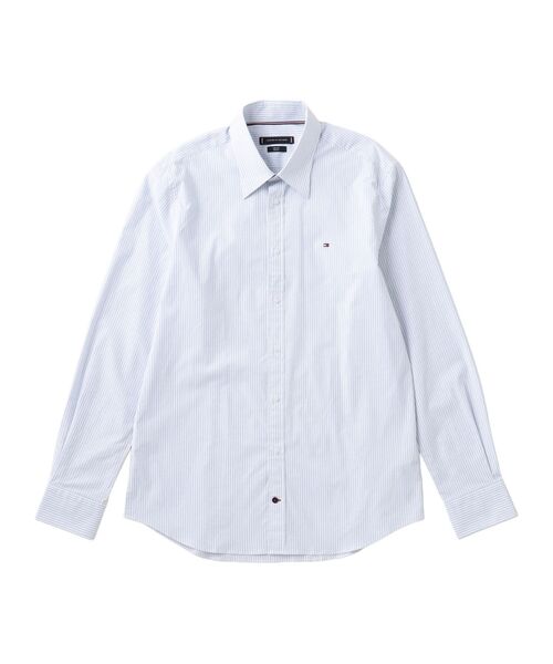 ストレッチポプリンストライプシャツ（シャツ/ブラウス）｜TOMMY