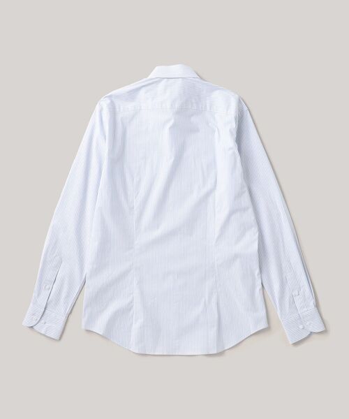 TOMMY HILFIGER(トミーヒルフィガー)の「ストレッチポプリンストライプシャツ(シャツ/ブラウス・メンズ・グリーン/ネイビー・40inch/38inch)」の3枚目の写真