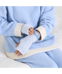 Francfranc | もちもちニット ハンドウォーマー ライトブルー(ルームウェア/パジャマ)
