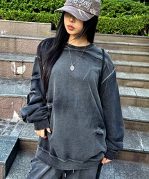 A'gem（エージェム）の「A'GEM/9 × .kom 『A'gem/エージェム』フェードデザインスウェット（スウェット）」