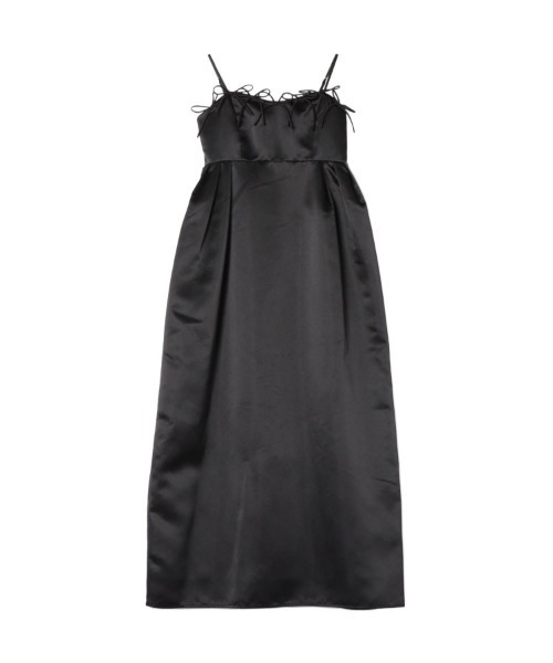 DONOBAN(ドノバン)の「【ANDRESD】ribbons puffy volume dress セレモニー 結婚式 二次会 同窓会 成人式 入学式 卒業式 お呼ばれ パーティードレス オケージョンドレス(ドレス・レディース・ブラック/ネイビー・S/M/L)」の6枚目の写真