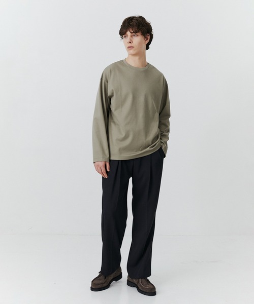 PUBLIC TOKYO(パブリックトウキョウ)の「【大人気】極 ココロンTEE RELAX FIT /春服/ウォッシャブル/耐久性/インナー/オールシーズン(Tシャツ/カットソー・メンズ・ホワイト/ブラック/ダークブルー/グレイッシュベージュ・1/2/3)」の13枚目の写真