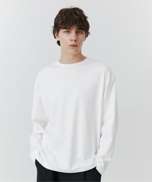 PUBLIC TOKYO(パブリックトウキョウ)の「【大人気】極 ココロンTEE RELAX FIT /春服/ウォッシャブル/耐久性/インナー/オールシーズン(Tシャツ/カットソー・メンズ・ホワイト/ブラック/ダークブルー/グレイッシュベージュ・1/2/3)」の18枚目の写真