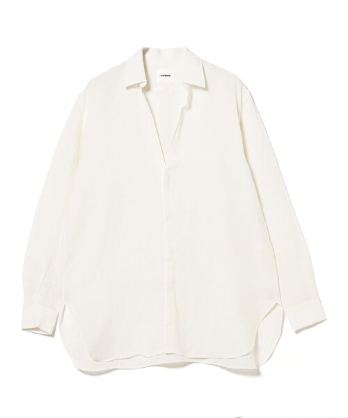 Demi-Luxe BEAMS(デミルクス ビームス)の「【手洗い可】:colon / リネンシャツ(シャツ/ブラウス・レディース・ベージュ/ホワイト/ブラック・ONE SIZE)」の18枚目の写真