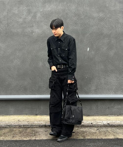 BLACKPURPLE(ブラックパープル)の「3-Wayクラウドバッグ Cloud Bag -M(メッセンジャーバッグ・メンズ・ブラック・FREE)」の17枚目の写真
